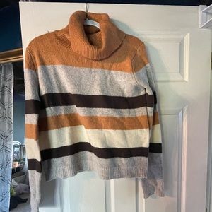 Nasty Gal Striped Turtleneck sweater